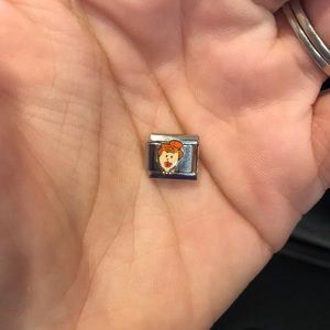 Italian Charm Bracelet Flintstones Wilma Charm